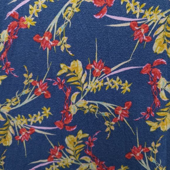 Tommy Bahama Dress Womens XL Blue All Over Print Tropical Beachwear Stretch - Picture 7 of 7